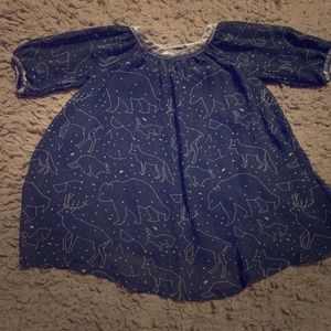 Navy blue dress